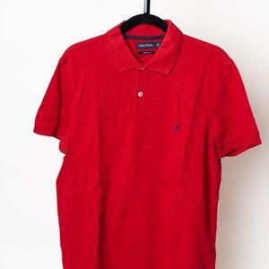 Red Nautica Polo Shirt